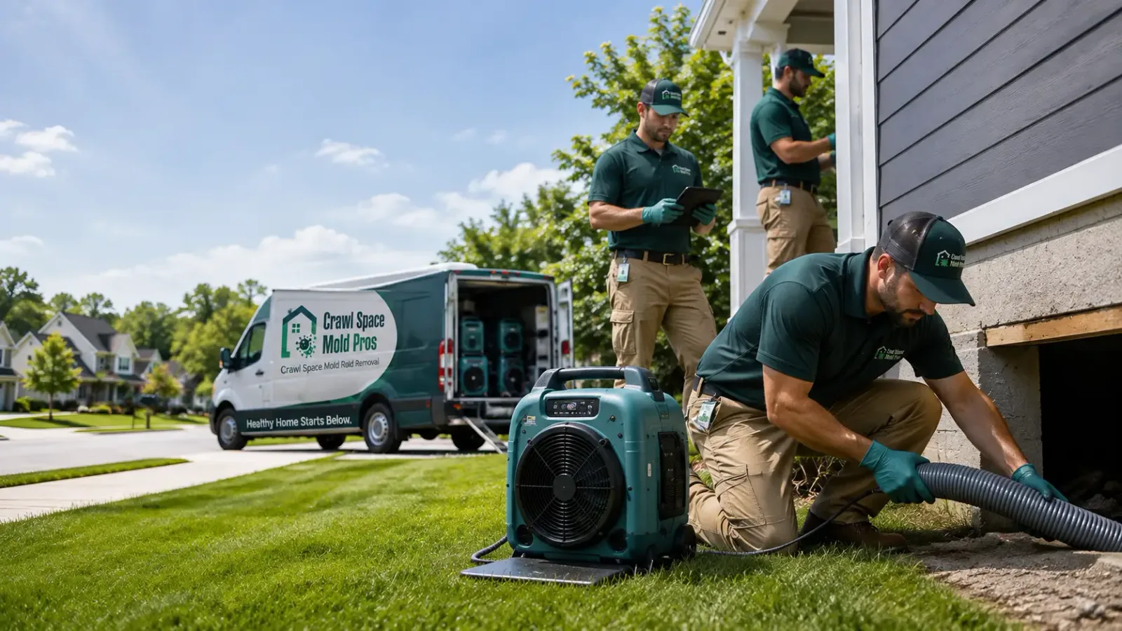 Crawl Space Mold Removal in Rolla, ND